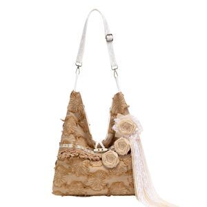 7080 Boho Purses Bags Hand Retro Tote Bag Shoulder Hobo Bag Casual Tassel